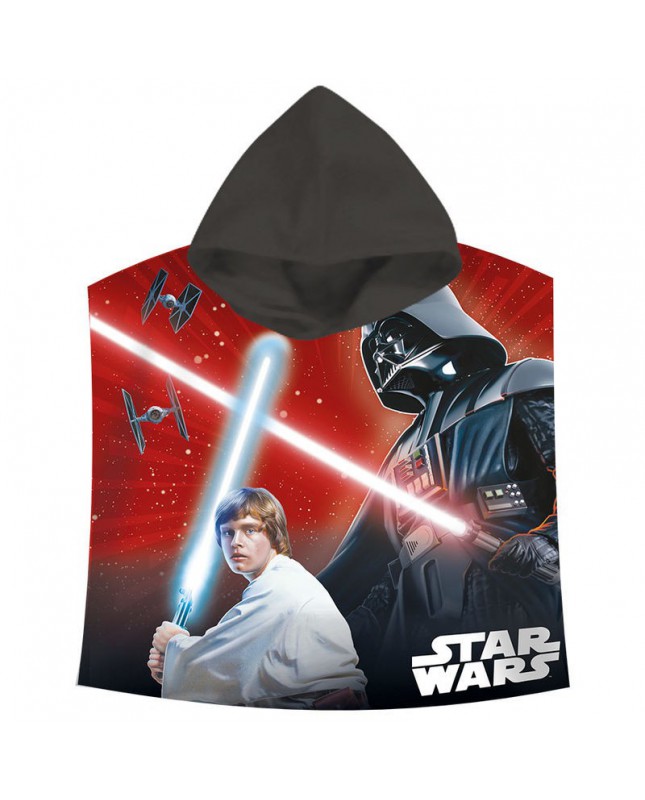 Poncho toalla Star Wars Darth Vader saga  algodon