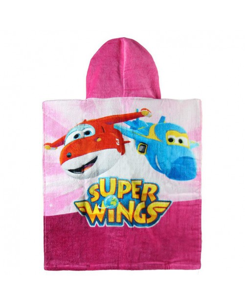 Poncho toalla Super Wings Dizzy algodon