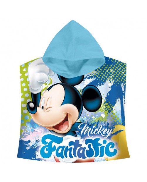 Poncho toalla Mickey Disney Fantastic Algodón