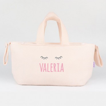 Bolso Mini Gofre Rosa Soft...