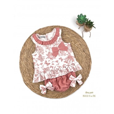 CONJUNTO BEBE NIÑA FLORES...