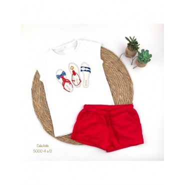 CONJUNTO NIÑA SHORT...