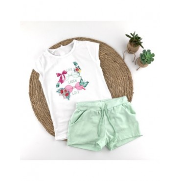 CONJUNTO NIÑA SHORT GAFAS...