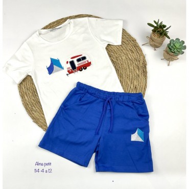 CONJUNTO SHORT NIÑO ALMA...