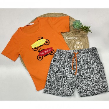 CONJUNTO SHORT NIÑO...