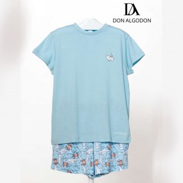 Pijama juvenil niño corto...