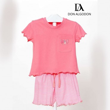 Pijama infantil niña corto...