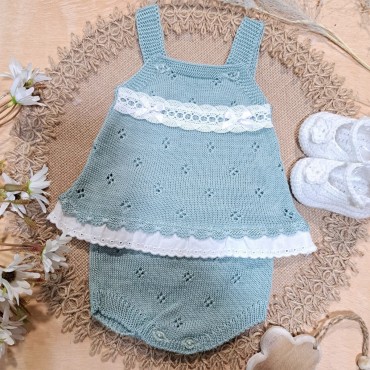 Conjunto vestido dos piezas...