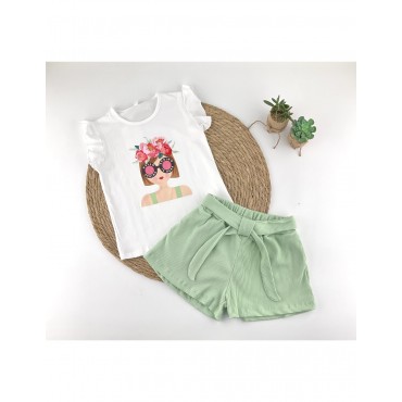 CONJUNTO NIÑA SHORT...