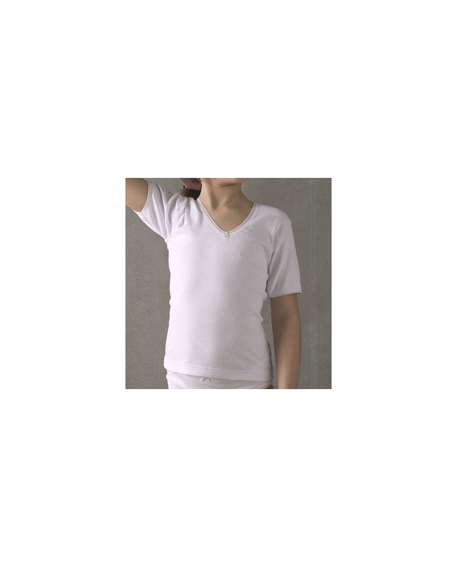 Camiseta Termal M/C RAPIFE niña 6 ud.