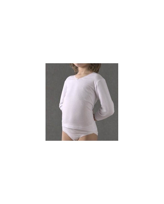 RAPIFE Camiseta Interior niño (4, Blanco): : Moda