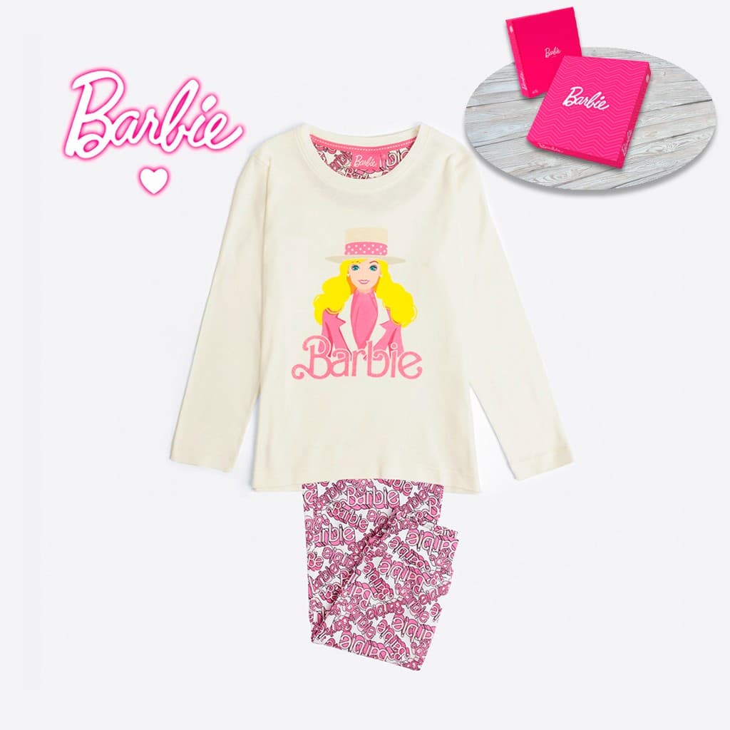 Pijama infantil de Barbie.