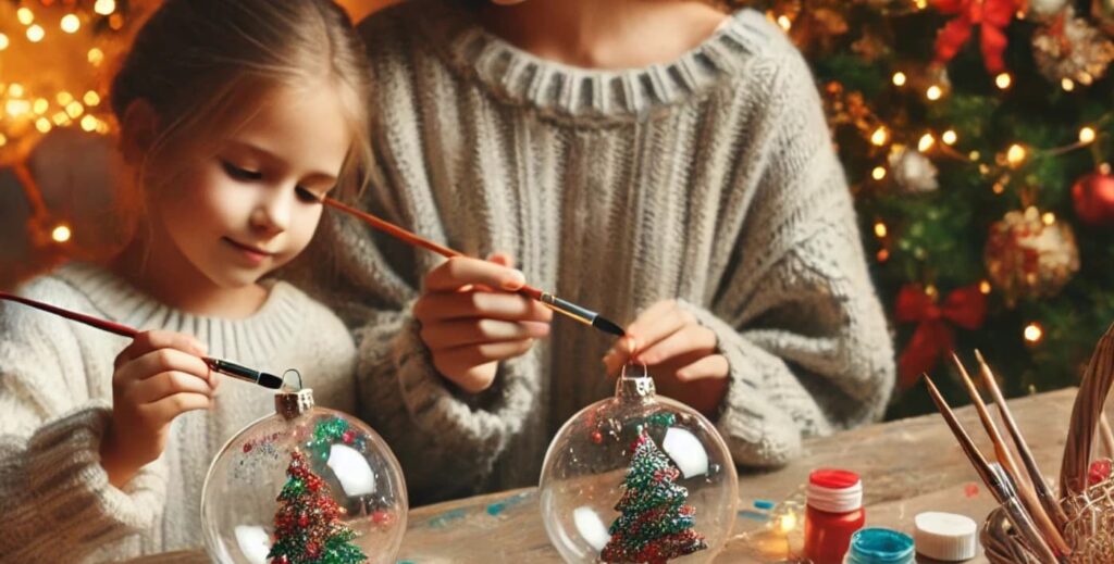 Manualidades para hacer bolas navideñas.